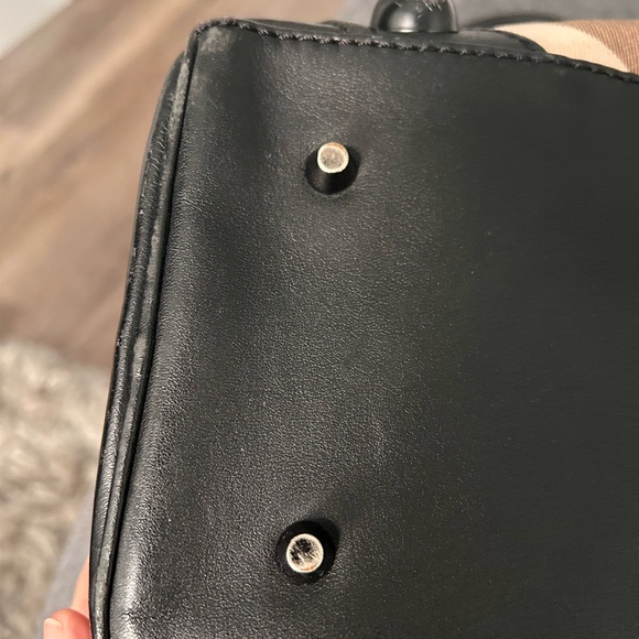 Burberry Nova check Studded Bowling Bag - Picture 9 of 16